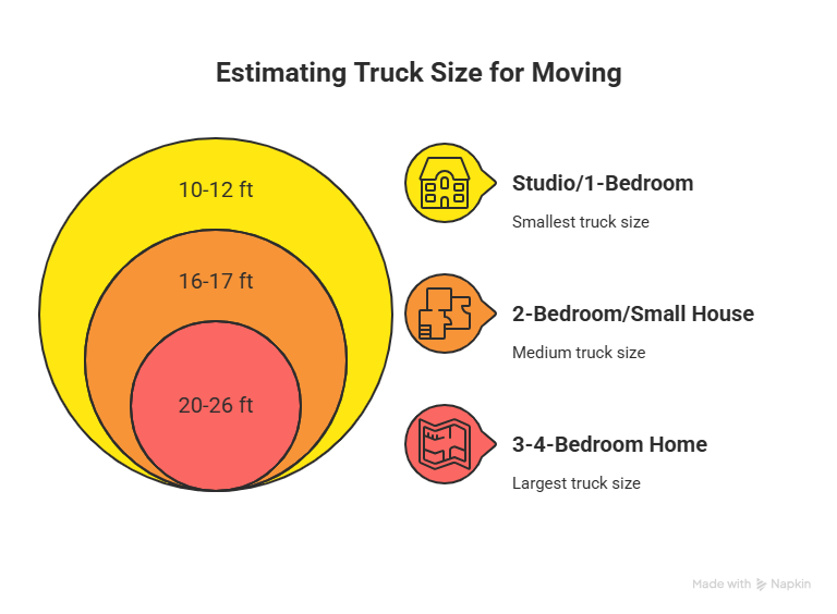 moving truck size Oshawa