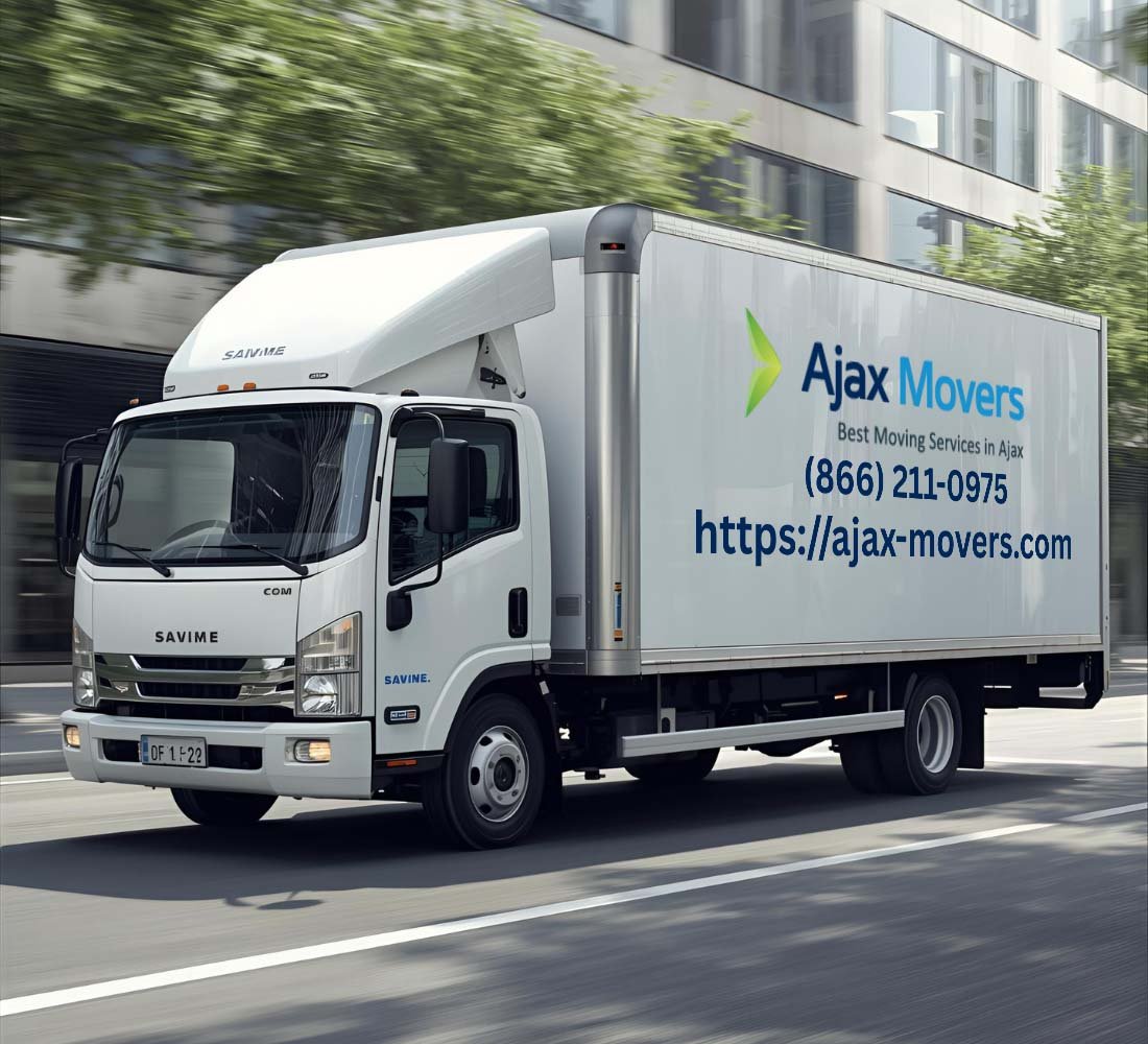 moving truck in ajax