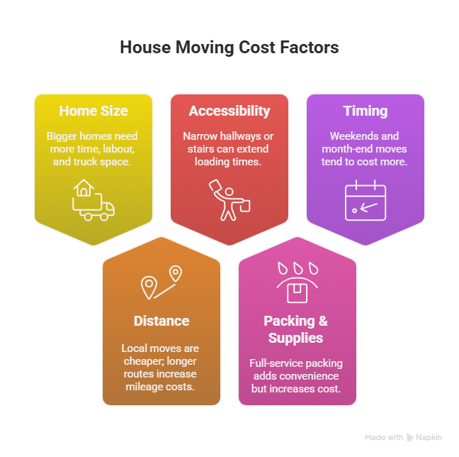 house moving cost Oshawa