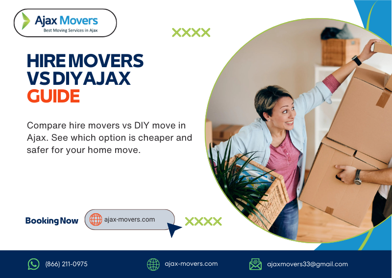 hire movers vs DIY move in Ajax