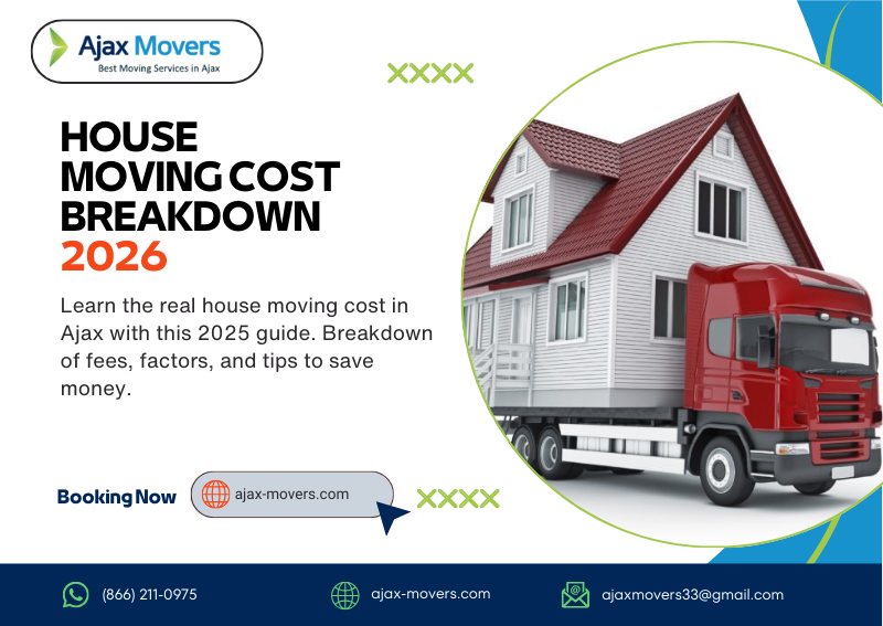 house moving cost in Ajax