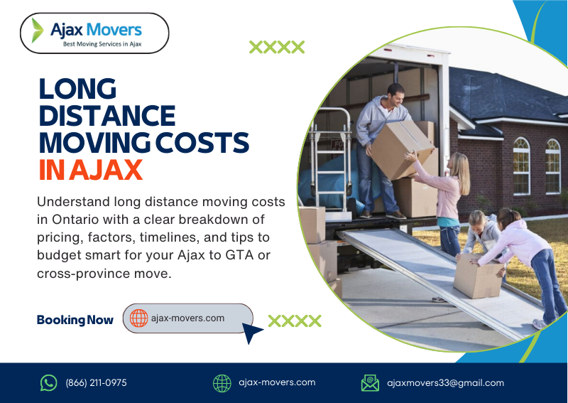 long distance moving cost in ajax