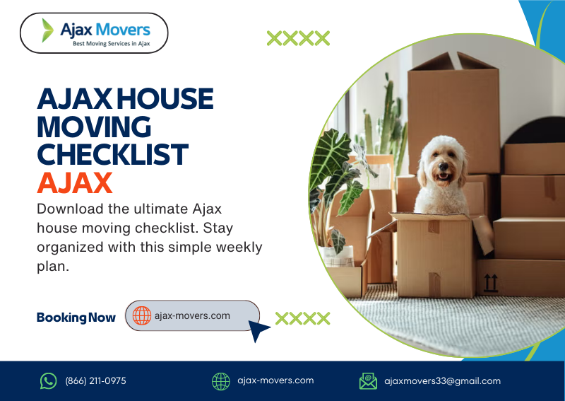 Ajax house moving checklist