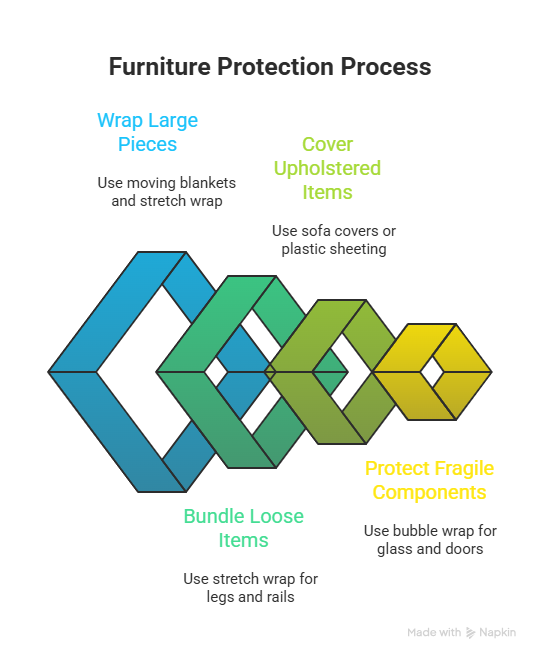 prepare furniture for moving in Ajax