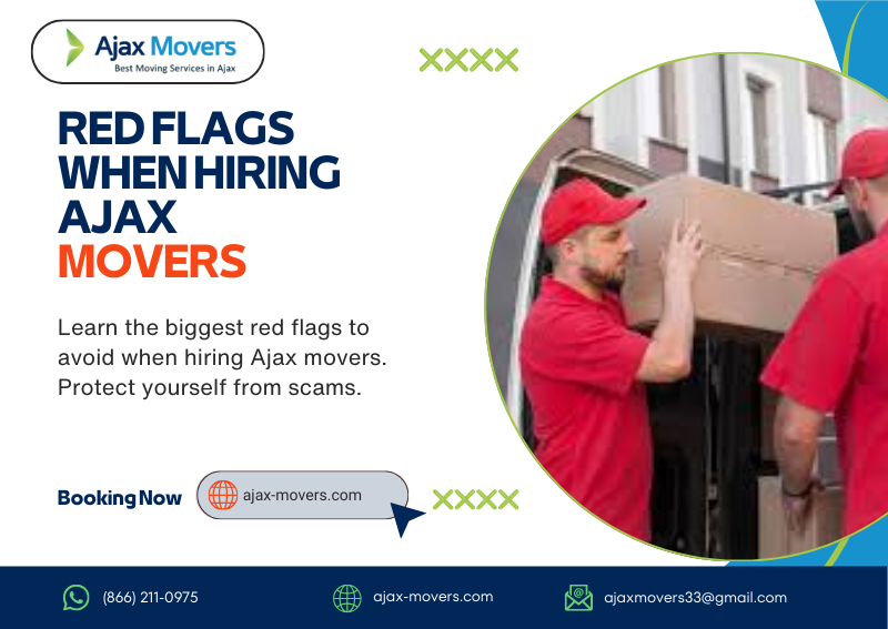 red flags when hiring Ajax movers