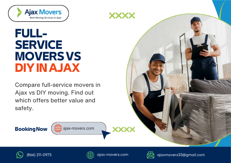 full-service movers vs diy in Ajax