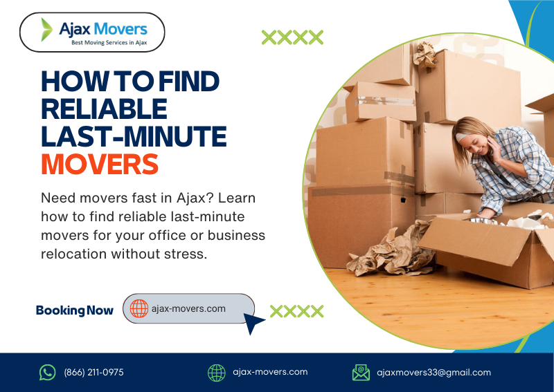 How to Find Reliable Last-Minute Movers