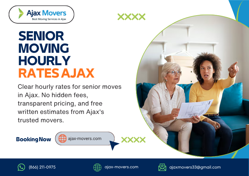 senior moving hourly rates Ajax
